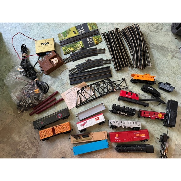 HO Model Train Track Lot Tyco Bachman - UNTESTED Bridge Power Lighted Union Sign - Picture 1 of 9